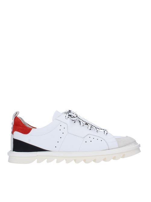 Leather trainers ATTIMONELLI'S | AA518/VBIANCO-ROSSO-NERO